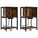 Armadio da Notte 2 pcs Rovere fumo 38 x 31 x 61 cm - Foto miniatura 1