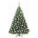 Albero di Natale artificiale con 300 LED Verde 180 cm PE e PVC - Foto miniatura 3