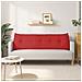 Cuscino per Schiena Rosso 160 x 24 x 50 cm Tessuto - Foto miniatura 4