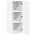 Armadio pensile Riga Bianco 30 x 31 x 80 cm Legno multistrato - Foto miniatura 5