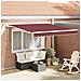 Tenda da Sole Retrattile Automatica con LED Bordò 300x250 cm - Foto miniatura 2