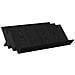 Scaffale per riviste Rovere Nero 90 x 53 x 28,5 cm - Foto miniatura 1