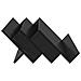 Scaffale per riviste Rovere Nero 90 x 53 x 28,5 cm - Foto miniatura 6