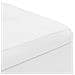 Pouf contenitore Bianco 80 x 80 x 45 cm Pelle sintetica - Foto miniatura 7