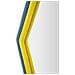 Specchio Con Cornice Esagono-multicolore-mdf-75x4x80 Cm - Foto miniatura 3