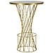 Tavolino Vkh805-oro-metallo-70x70x103 Cm - Foto miniatura 1