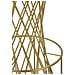 Tavolino Vkh805-oro-metallo-70x70x103 Cm - Foto miniatura 3