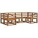 Set di divani da esterno 6 pcs Naturale - Foto miniatura 1