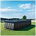Copertura per piscina 549 x 274 cm Rettangolare PVC e PET - Foto miniatura 2