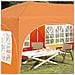 Tenda per feste a pop-up 575 x 288 x 245 cm Arancione - Foto miniatura 3
