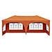 Tenda per feste a pop-up 575 x 288 x 245 cm Arancione - Foto miniatura 5