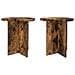 Tavolo laterale 2 pcs Rovere Fumo Ø 39 x 38 cm - Foto miniatura 1