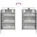 Set di mobili per il bagno 4 pcs Grigio Cemento - Foto miniatura 9