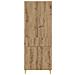 Set di armadi 2 pcs 66 x 34,5 x 90 cm Legno ingegnerizzato - Foto miniatura 4