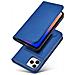 Portafoglio Magnetico Per Carte Iphone 12 Pro Max Custodia Porta Carte Blu - Foto miniatura 3