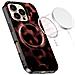 Custodia Per Iphone 16 Pro Max Con Magsafe Nera E Rossa - Foto miniatura 3