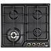 Piano Cottura ANF 46 PRO a Gas 4 Fuochi Colore Antracite  - Foto miniatura 1