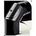 Gomito Pellet 90â° Con Ispezione Nero Opaco - Ã ëœ 13 Cm. - N1308 / Gomito Pellet 90ã‚â¦ - Foto miniatura 1