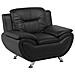 Poltrona In Pelle Sintetica Nera Leira - Foto miniatura 26