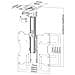 Staffa TV da Soffitto Dritto e Inclinato per TV LED /LCD 17"-37" Nero - Foto miniatura 2