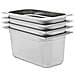 Contenitori Per Alimenti 4 Pz Gn 1/3 150 Mm In Acciaio Inox - Foto miniatura 1