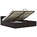 Giroletto Contenitore Idraulico LED Grigio Similpelle 160x200cm - Foto miniatura 2