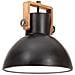 Lampada A Sospensione Industriale 25 W Nero Spento Rotonda 40cm - Foto miniatura 1