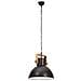 Lampada A Sospensione Industriale 25 W Nero Spento Rotonda 40cm - Foto miniatura 7