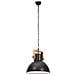 Lampada A Sospensione Industriale 25 W Nero Spento Rotonda 40cm - Foto miniatura 8
