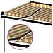 Tenda Automatica con Sensore Vento LED 450x350 cm Gialla Bianca - Foto miniatura 7