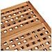Set da Pranzo Giardino Pieghevole 3 pz Cuscino Massello di Teak - Foto miniatura 10
