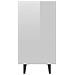 Credenza Bianco Lucido 103,5x35x70 cm in Legno Multistrato - Foto miniatura 4