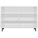 Credenza Bianco Lucido 103,5x35x70 cm in Legno Multistrato - Foto miniatura 6