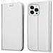 Custodia Compatibile Con Apple Iphone 13 Pro In Classy Argento - Coperchio Protettiva Con Chiusura Magnetica, Funzione Stand E Tasca Per Le Carte - Foto miniatura 6