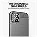 Custodia Compatibile Con Apple Iphone 12 / Iphone 12 Pro In Brusched Grigio - Coperchio Protettivo In Silicone Tpu Flessibile In Look Acciaio Inossidabile-fibra Di Carbonio - Foto miniatura 3