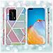 Custodia Compatibile Con Huawei P40 In Marmo Arcobaleno No. 11 - Coperchio Protettivo In Silicone Tpu Con Motivo A Mosaico - Foto miniatura 6