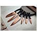Bh-2648 Set Di Coltelli Da Cucina In Oro Rosa - Acciaio Inossidabile Di Alta Qualità - Foto miniatura 5