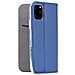 Smart Book Custodia Poket Silicone Flip Cover Case Per Apple Iphone 13 Mini Blu - Foto miniatura 4
