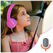 Cuffie Bluetooth 5.1 Per Bambini Autonomia 8 Ore Pieghevoli Akashi Rosa / Viola - Foto miniatura 4