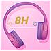 Cuffie Bluetooth 5.1 Per Bambini Autonomia 8 Ore Pieghevoli Akashi Rosa / Viola - Foto miniatura 6