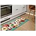 Tappeto Passatoia Cucina Digitale Antimacchia Antiscivolo Green Water Home Fiori 50x100 Green Water - Foto miniatura 5