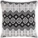 Set Di 2 Cuscini Cardak Cotone 45 X 45 Cm Nero /bianco Trama Geometrica - Foto miniatura 6