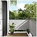 Paravento Balcone Grigio Chiaro 75x400cm 100% Poliestere Oxford - Foto miniatura 1