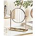 Specchio Per Make-up Finistere Oro - Foto miniatura 1