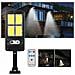 Faro Lampione Stradale Pannello Solare Fotovoltaico Sensore 4 Led Cob Te-b0537 - Foto miniatura 1