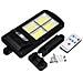 Faro Lampione Stradale Pannello Solare Fotovoltaico Sensore 4 Led Cob Te-b0537 - Foto miniatura 4
