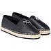 Espadrille Re-lock Espadrillas Pelle Scarpe Donna Nero Eu 38, Hw0hw02036 Beh - Foto miniatura 1