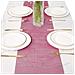 Runner In Lino Rosa Winwild - Eleganza E Stile Per La Tua Tavola 40x10m - Foto miniatura 1