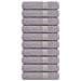 Asciugamani Da Bagno 10pz Grigio 100x150cm 360 G/m 100% Cotone - Foto miniatura 1