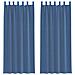 Tende In Voile Con Passanti 2 Pz Blu Reale 140x260 Cm - Foto miniatura 1